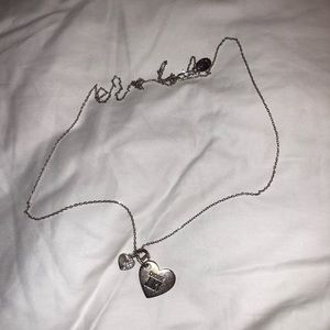 Juicy Couture adjustable long heart necklace